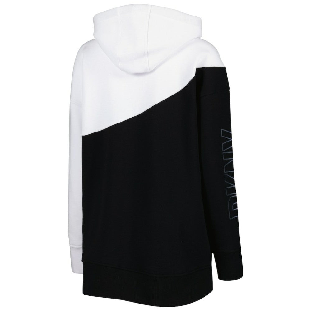 NHL Black/White Philadelphia Flyers DKNY Sport Women's Gina Full-Zip Hoodie
