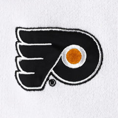 NHL Black/White Philadelphia Flyers DKNY Sport Women's Gina Full-Zip Hoodie