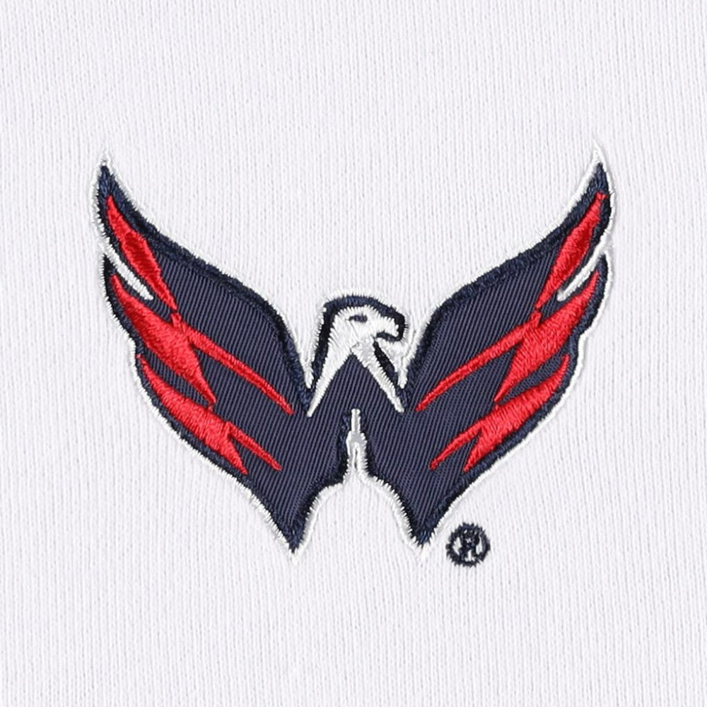 NHL Red/White Washington Capitals DKNY Sport Women's Gina Full-Zip Hoodie