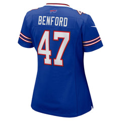 Christian Benford  Women's Game Jersey - Buffalo Bills