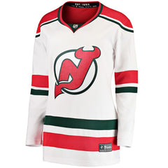 NHL White New Jersey Devils Fanatics Women's Alternate Breakaway Jersey