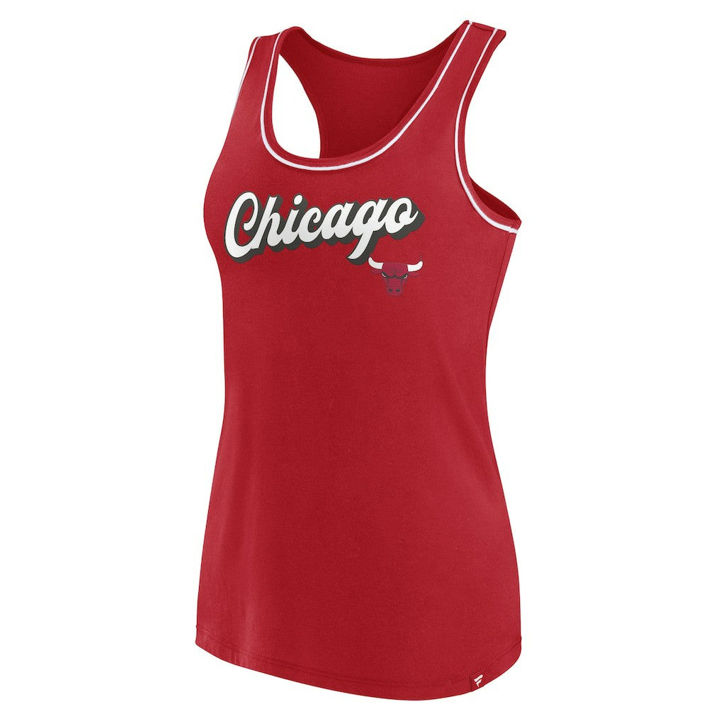 NBA Chicago Bulls Women's Wordmark Logo Racerback Tank Top sale
