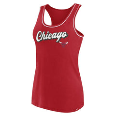 NBA Chicago Bulls Women's Wordmark Logo Racerback Tank Top sale