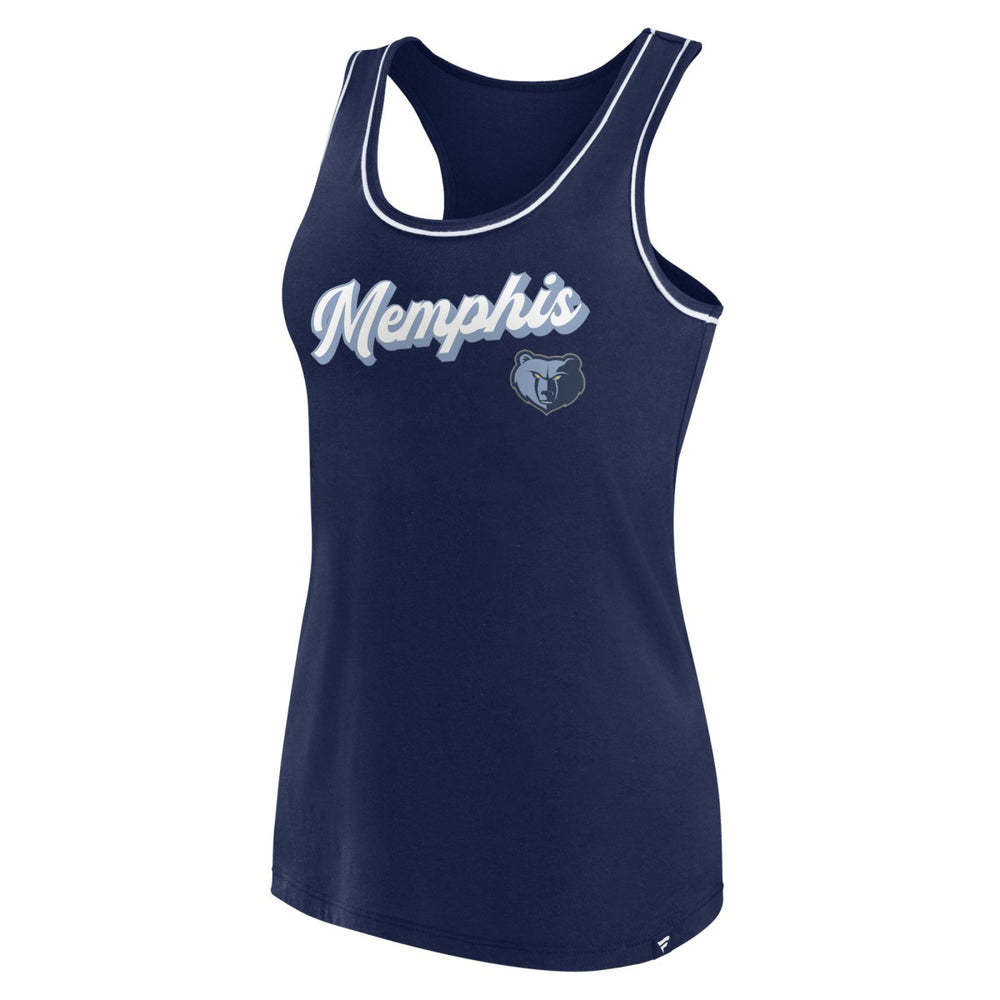 NBA Memphis Grizzlies Women's Wordmark Logo Racerback Tank Top