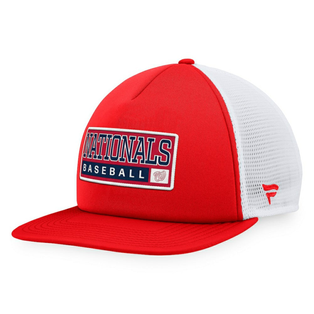 MLB Washington Nationals Majestic Foam Trucker Snapback Hat