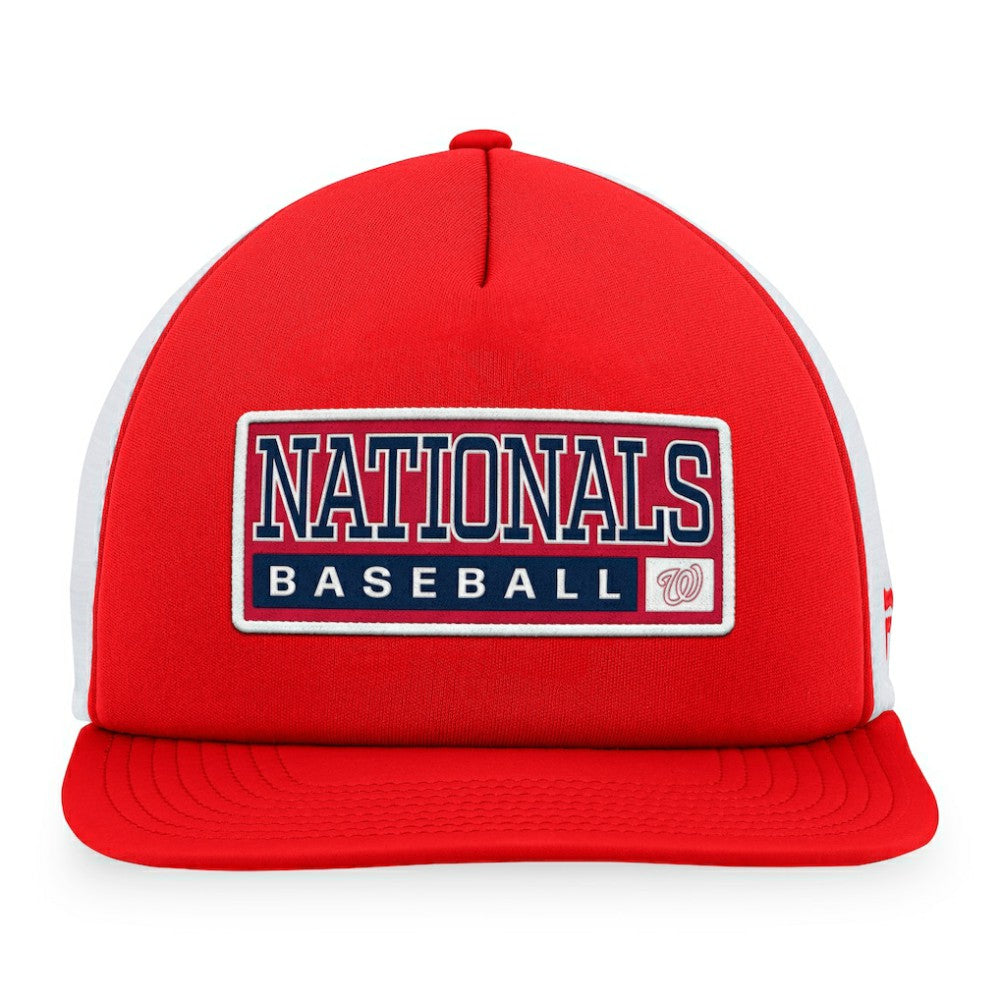 MLB Washington Nationals Majestic Foam Trucker Snapback Hat