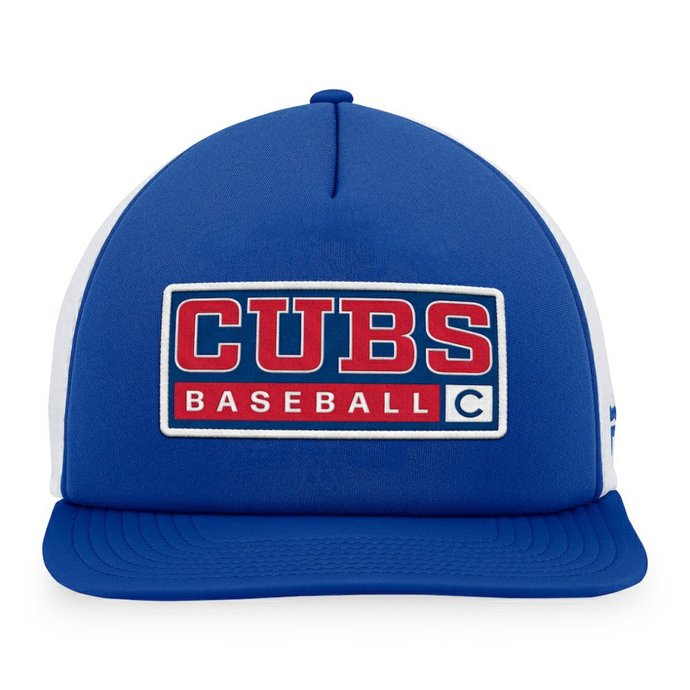 MLB Chicago Cubs Majestic Foam Trucker Snapback Hat