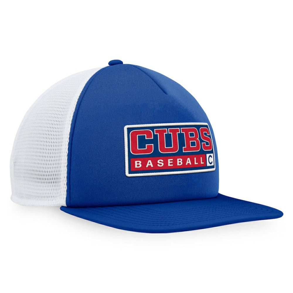 MLB Chicago Cubs Majestic Foam Trucker Snapback Hat