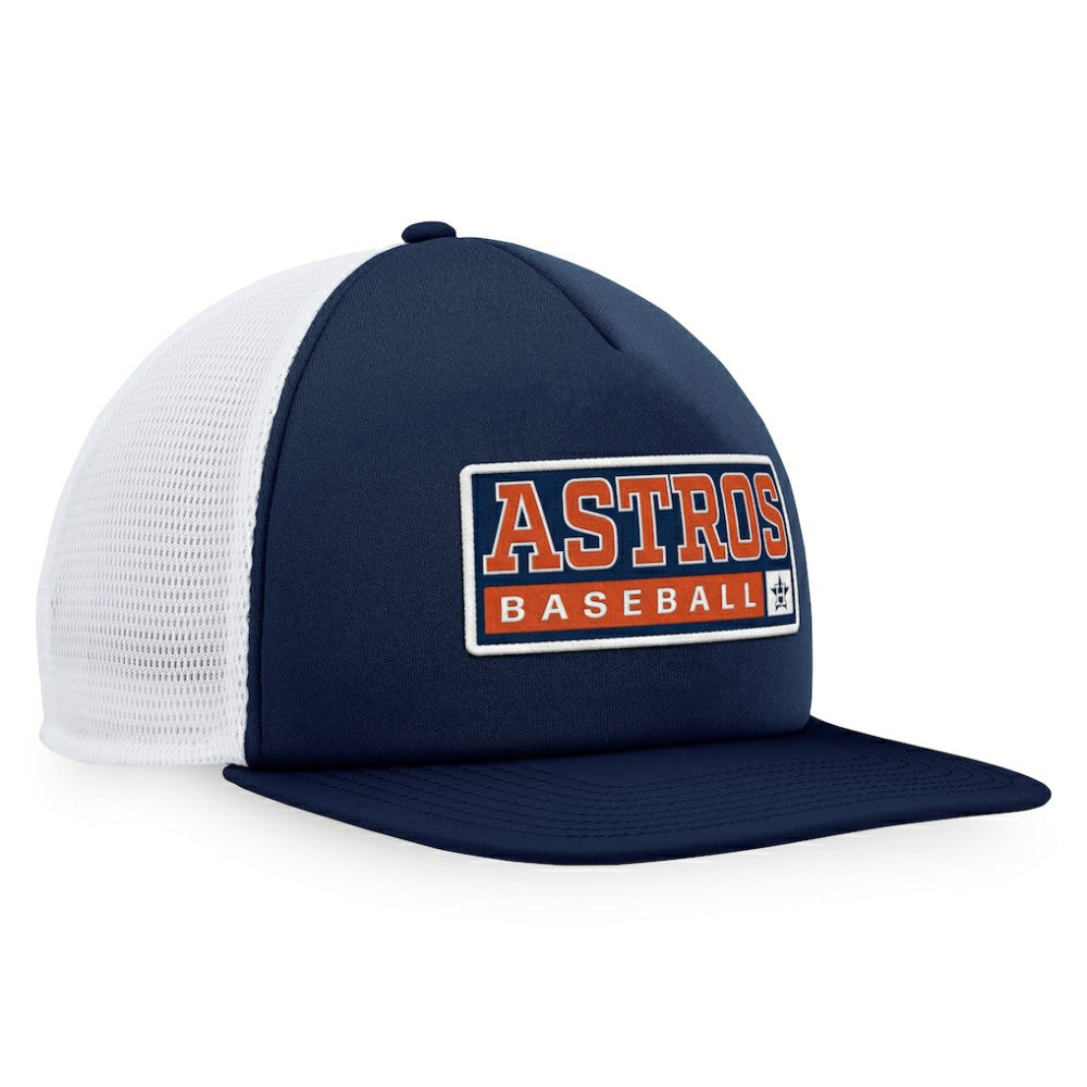 MLB Houston Astros Majestic Foam Trucker Snapback Hat