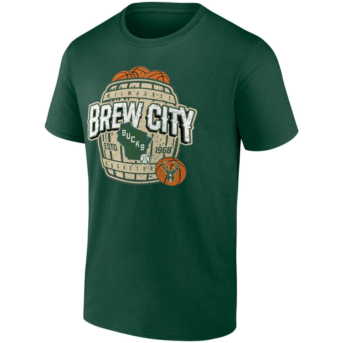 NBA Milwaukee Bucks Brew City Hometown Collection T-Shirt