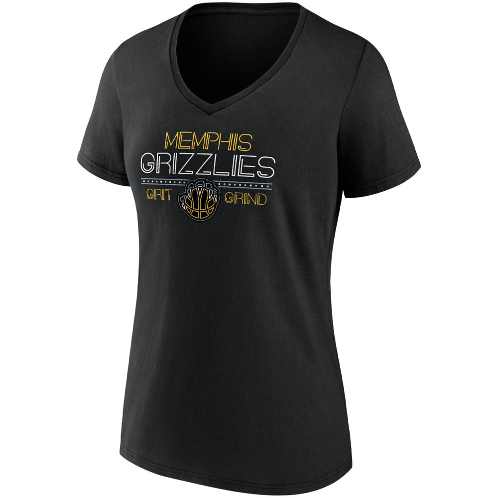 NBA Memphis Grizzlies Women's Hometown Collection Grit Grind V-Neck T-Shirt