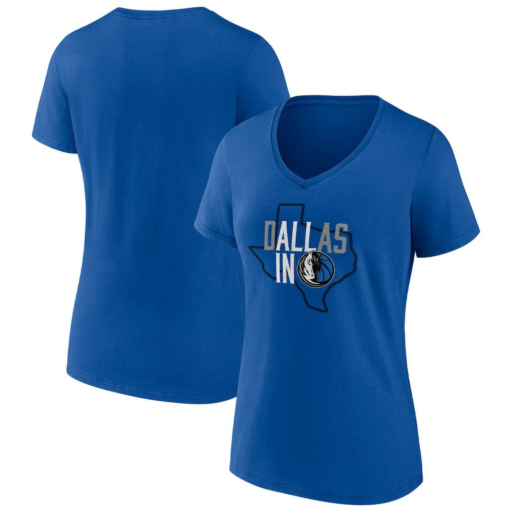 NBA Dallas Mavericks Women's Hometown Collection All In V-Neck T-Shirt sale