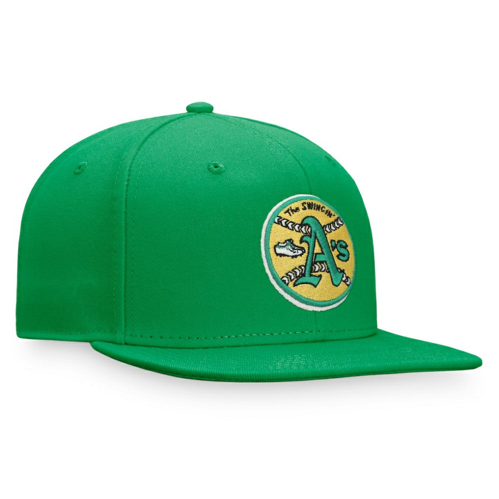 MLB Athletics Fanatics Cooperstown Collection Core Snapback Hat