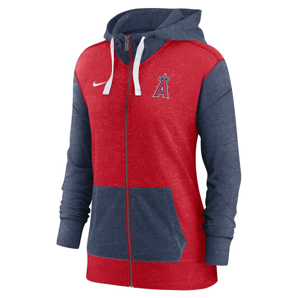 MLB Los Angeles Angels Nike Women's Full-Zip Hoodie
