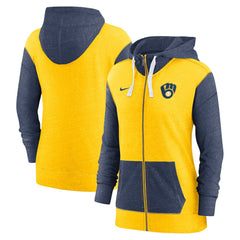 MLB Milwaukee Brewers Nike Women's Full-Zip Hoodie