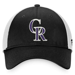 MLB Colorado Rockies Fanatics Cooperstown Collection Core Trucker Snapback Hat