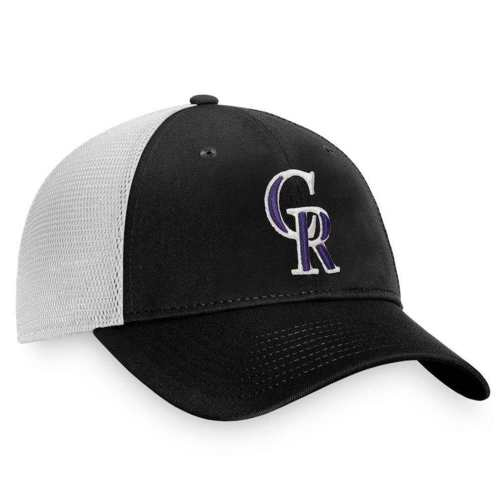 MLB Colorado Rockies Fanatics Cooperstown Collection Core Trucker Snapback Hat