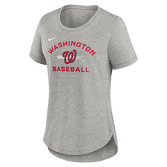 MLB Washington Nationals Nike Women's Hot Prospect Tri-Blend T-Shirt