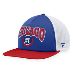 MLB Chicago Cubs Fanatics Heritage Foam Front Trucker Snapback Hat