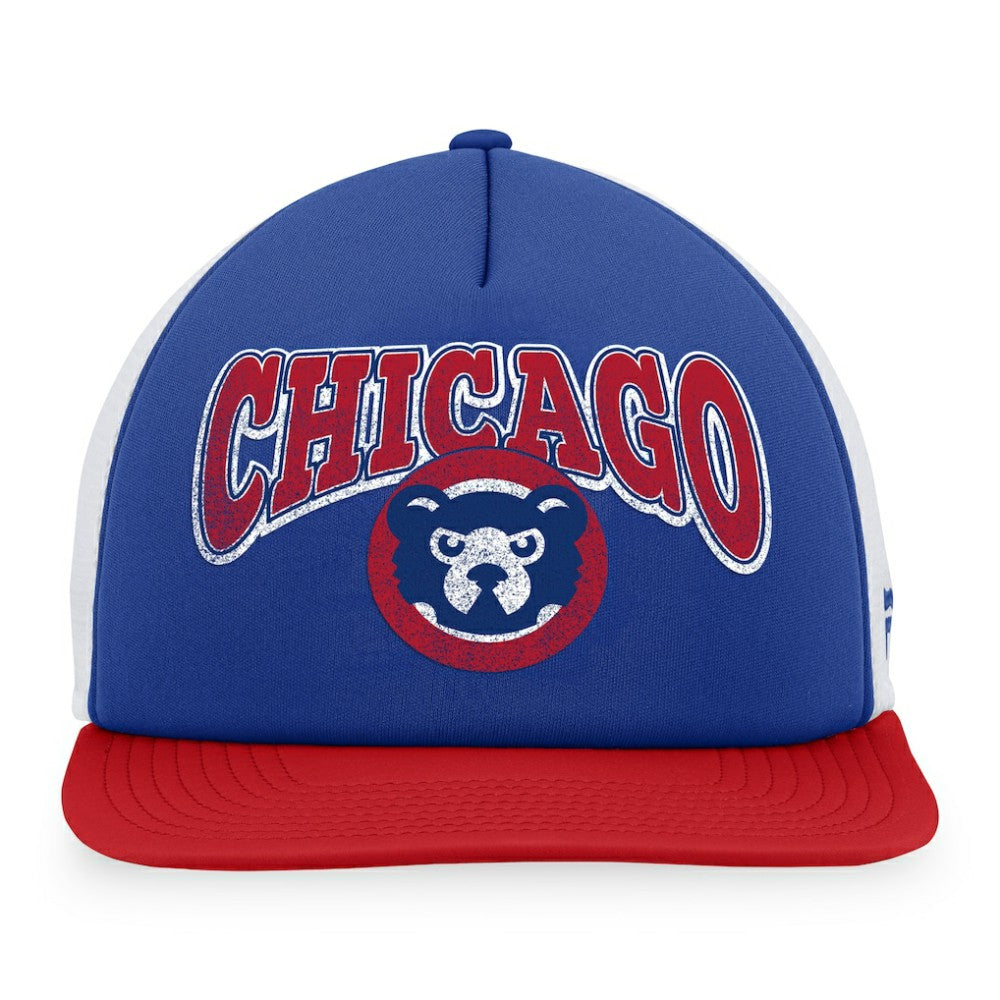 MLB Chicago Cubs Fanatics Heritage Foam Front Trucker Snapback Hat