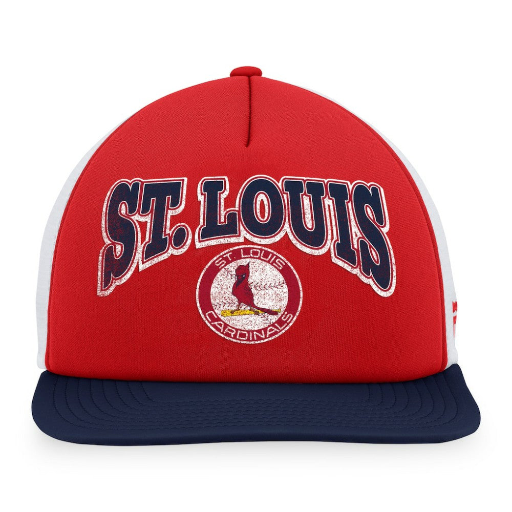 MLB St. Louis Cardinals Fanatics Heritage Foam Front Trucker Snapback Hat