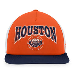 MLB Houston Astros Fanatics Heritage Foam Front Trucker Snapback Hat