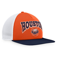 MLB Houston Astros Fanatics Heritage Foam Front Trucker Snapback Hat