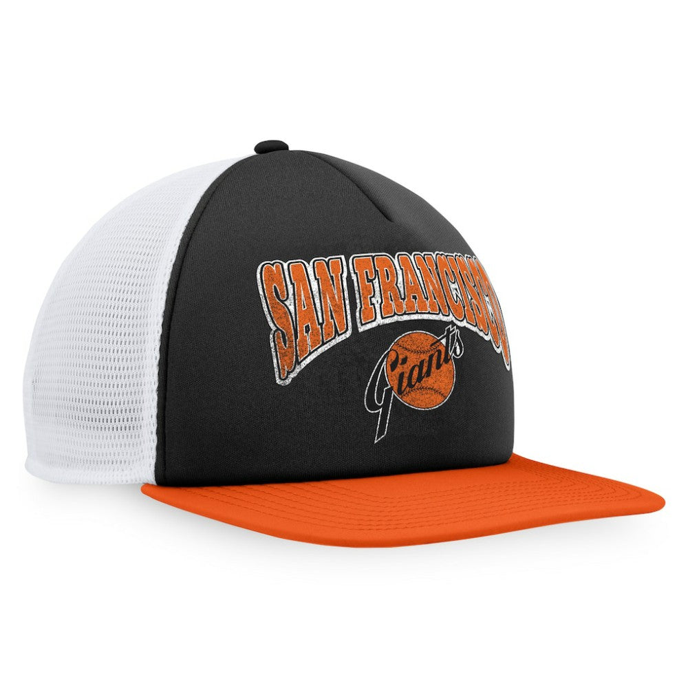 MLB San Francisco Giants Fanatics Heritage Foam Front Trucker Snapback Hat