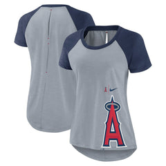 MLB Los Angeles Angels Nike Women's Summer Breeze Raglan Fashion T-Shirt