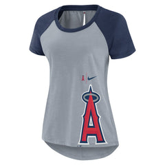 MLB Los Angeles Angels Nike Women's Summer Breeze Raglan Fashion T-Shirt