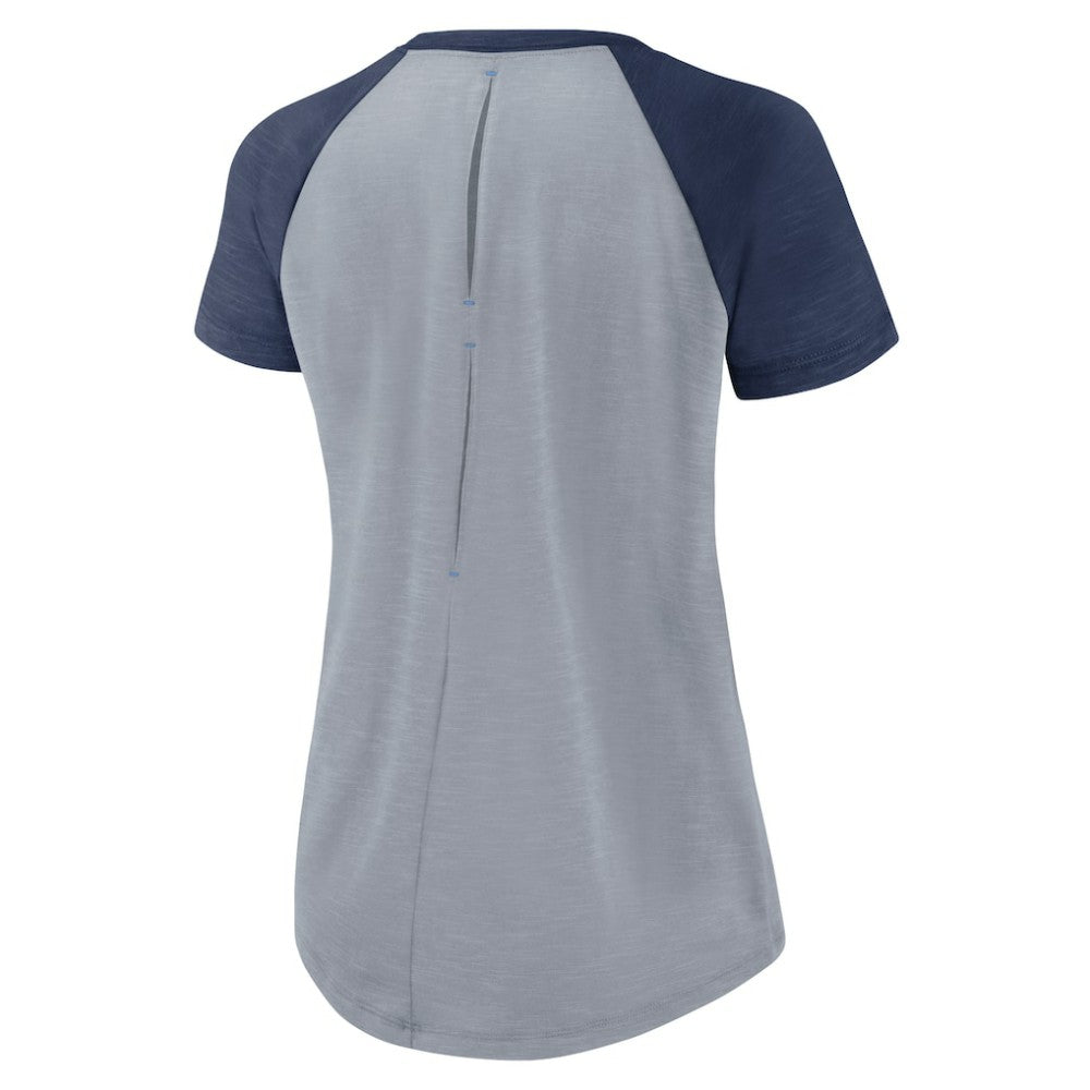 MLB Tampa Bay Rays Nike Women's Summer Breeze Raglan Fashion T-Shirt