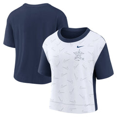 MLB Houston Astros Nike Women's Line Up High Hip Fashion T-Shirt
