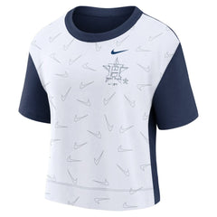 MLB Houston Astros Nike Women's Line Up High Hip Fashion T-Shirt