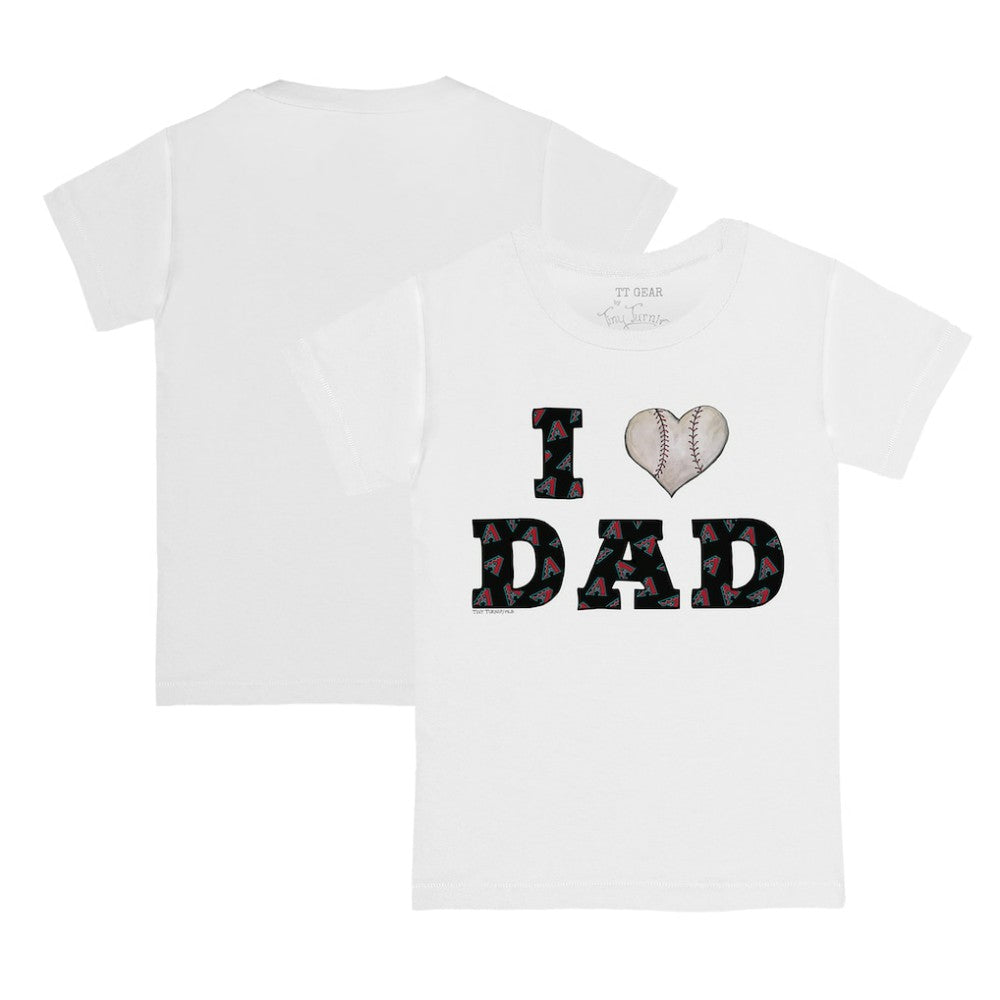 MLB Arizona Diamondbacks Tiny Turnip Youth I Love Dad T-Shirt