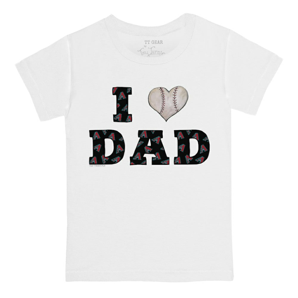 MLB Arizona Diamondbacks Tiny Turnip Youth I Love Dad T-Shirt