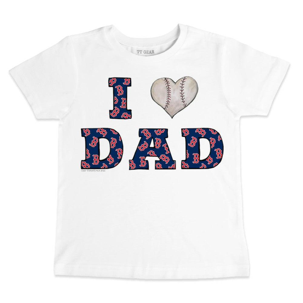 MLB Boston Red Sox Tiny Turnip Youth I Love Dad T-Shirt