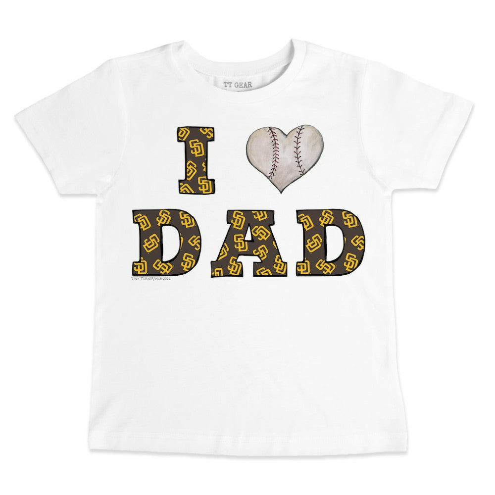 MLB San Diego Padres Tiny Turnip Youth I Love Dad T-Shirt