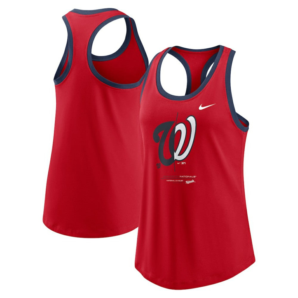 MLB Washington Nationals Nike Women's Tech Tri-Blend Tank Top