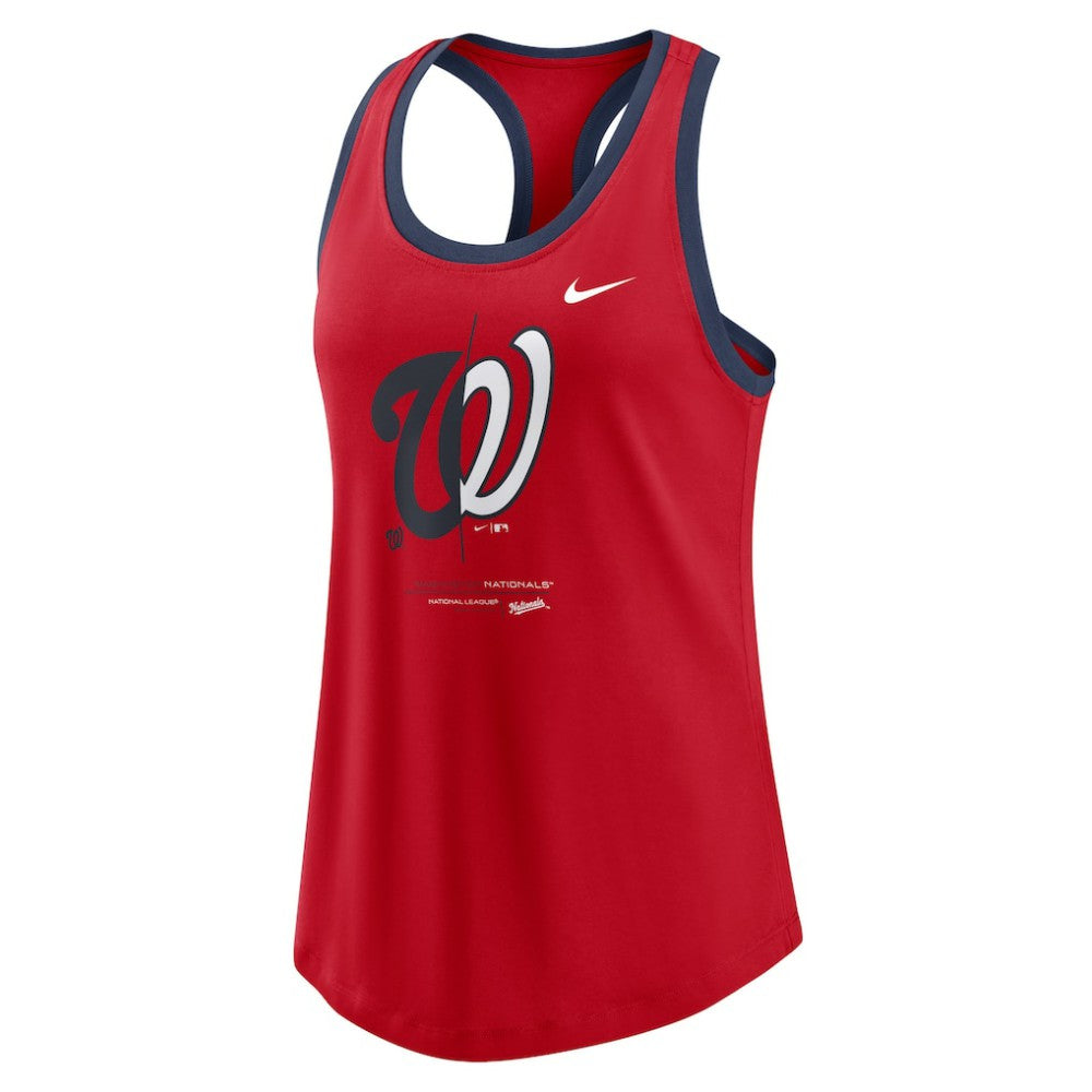 MLB Washington Nationals Nike Women's Tech Tri-Blend Tank Top