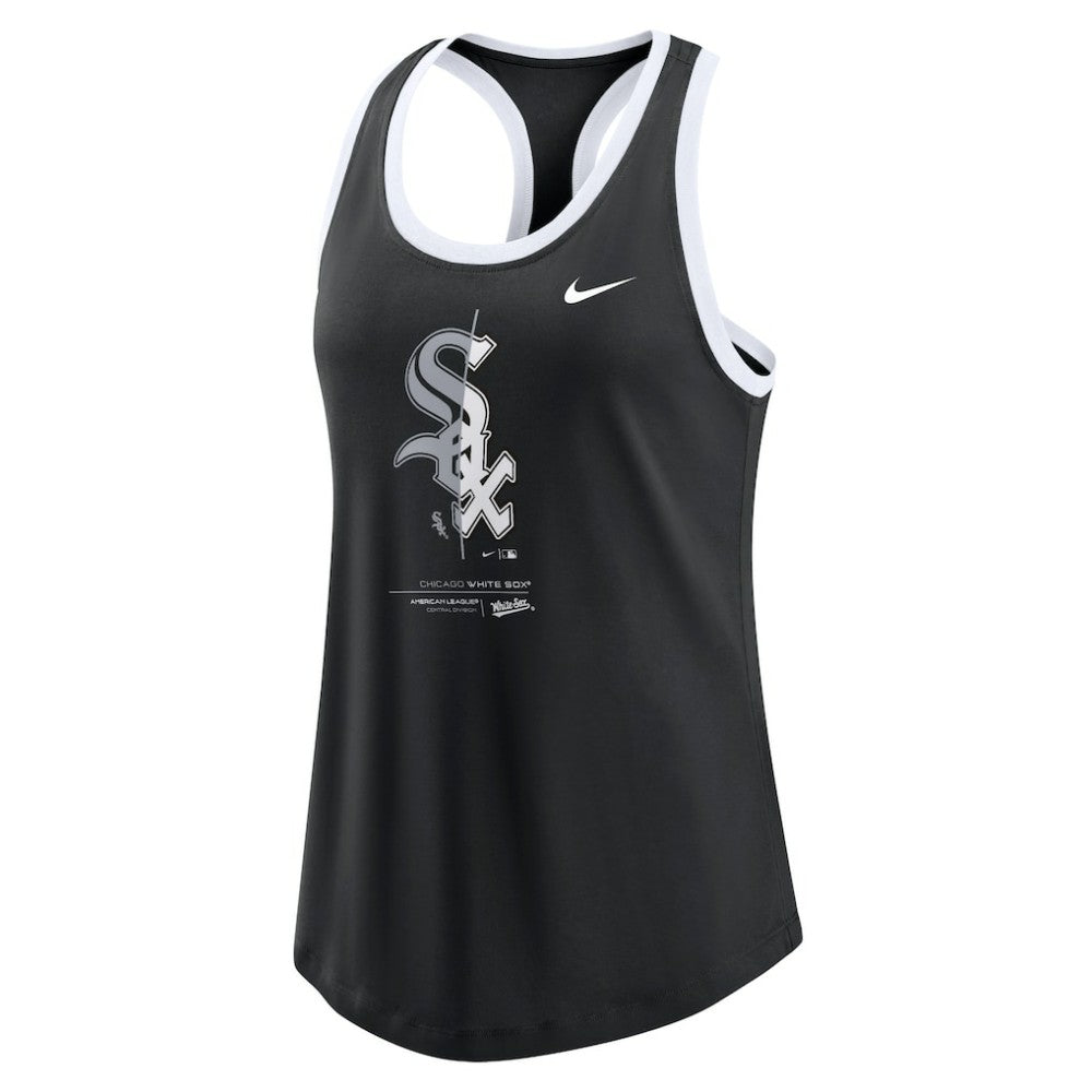 MLB Chicago White Sox Nike Women's Tech Tri-Blend Tank Top
