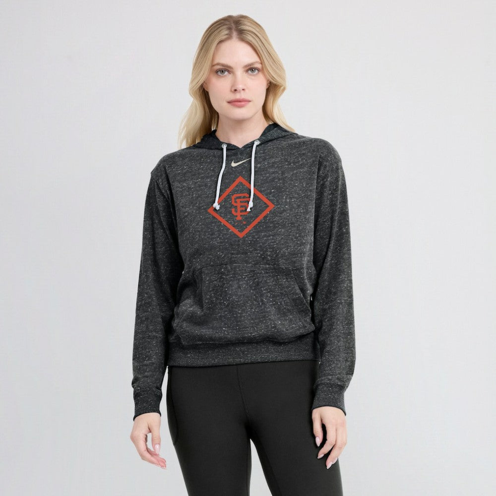 MLB San Francisco Giants Nike Women's Diamond Icon Gym Vintage Lightweight Hooded Top