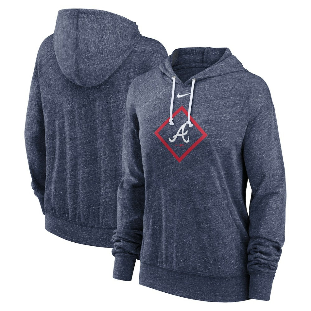 MLB Atlanta Braves Nike Women's Diamond Icon Gym Vintage Lightweight Hooded Top