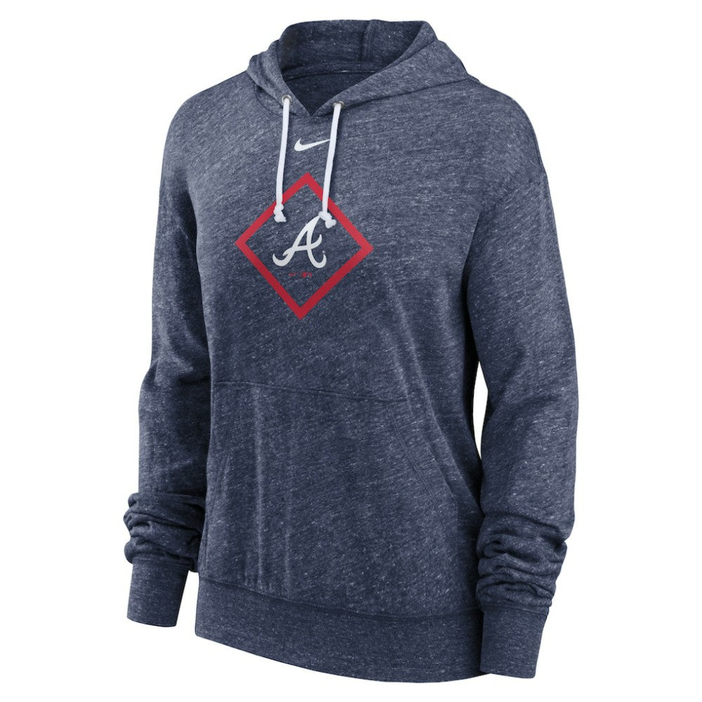 MLB Atlanta Braves Nike Women's Diamond Icon Gym Vintage Lightweight Hooded Top