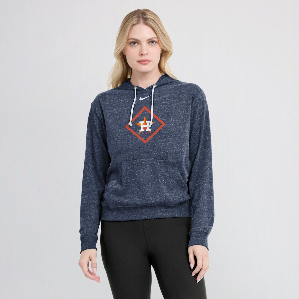 MLB Houston Astros Nike Women's Diamond Icon Gym Vintage Lightweight Hooded Top