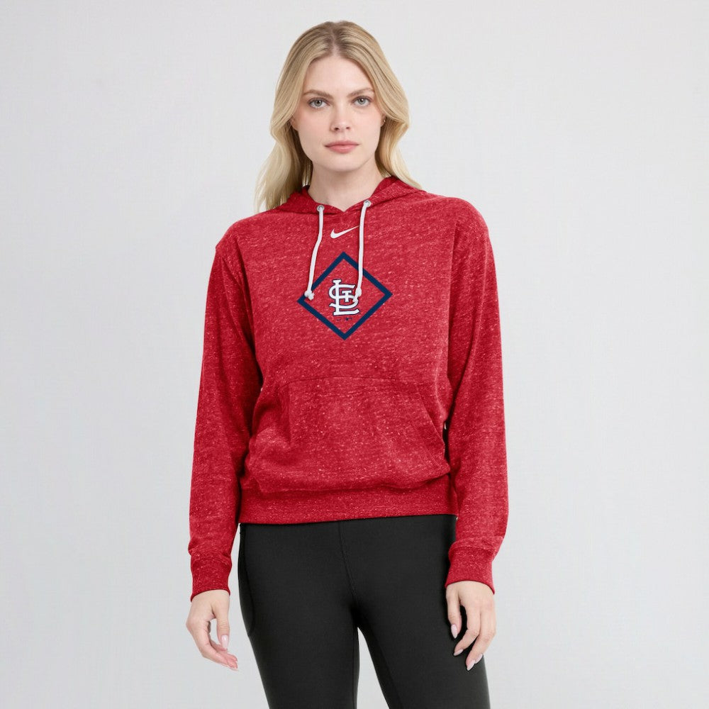MLB St. Louis Cardinals Nike Women's Diamond Icon Gym Vintage Lightweight Hooded Top