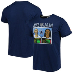 CeeDee Lamb & Dak Prescott  Homage Unisex NFL Jam Tri-Blend T-Shirt - Dallas Cowboys