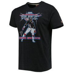 Deion Sanders  Homage Unisex NFL Blitz Retired Player Tri-Blend T-Shirt - Atlanta Falcons
