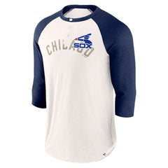 MLB Chicago White Sox Fanatics Backdoor Slider Raglan 3/4-Sleeve T-Shirt