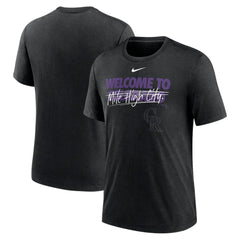 MLB Colorado Rockies Nike Home Spin Tri-Blend T-Shirt