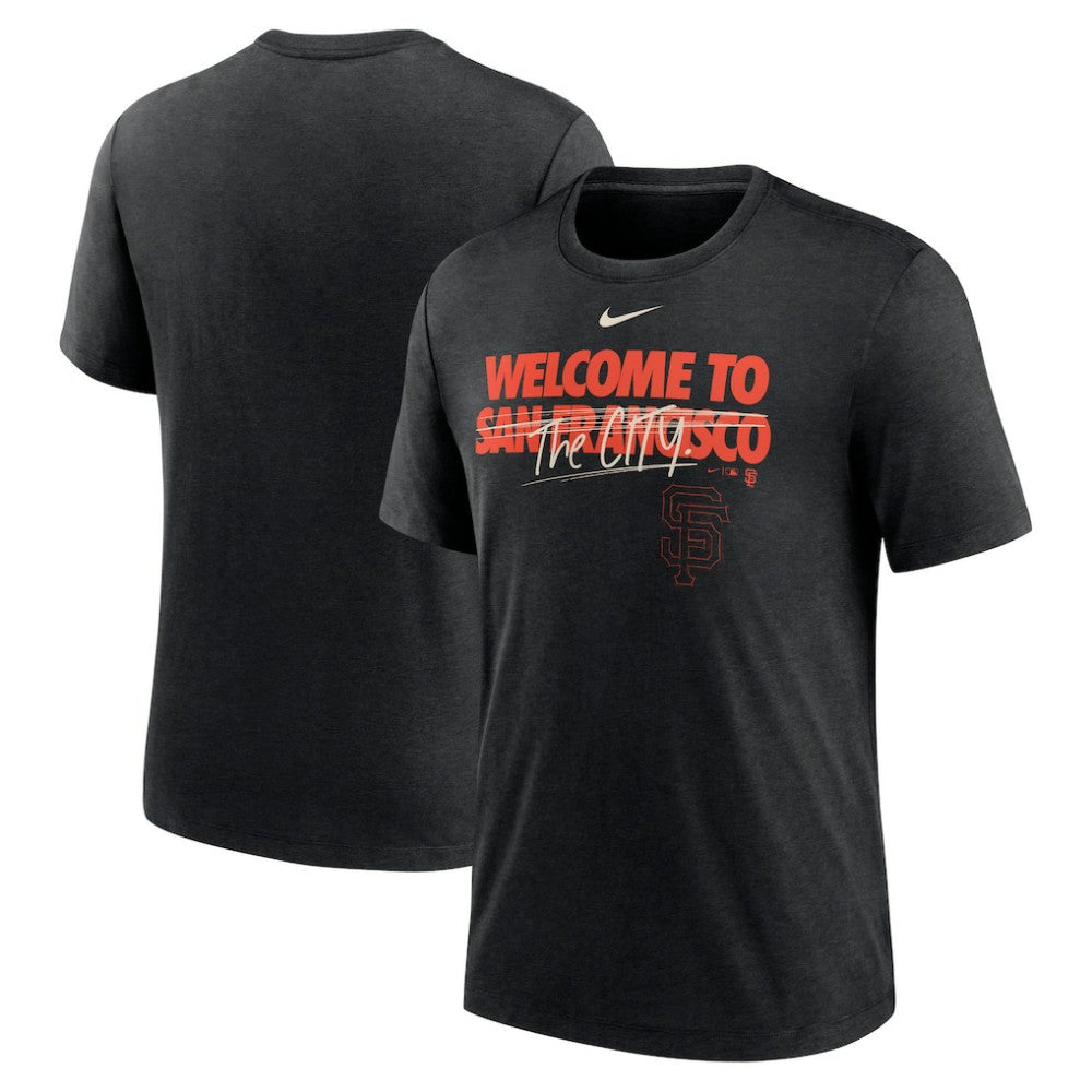 MLB San Francisco Giants Nike Home Spin Tri-Blend T-Shirt